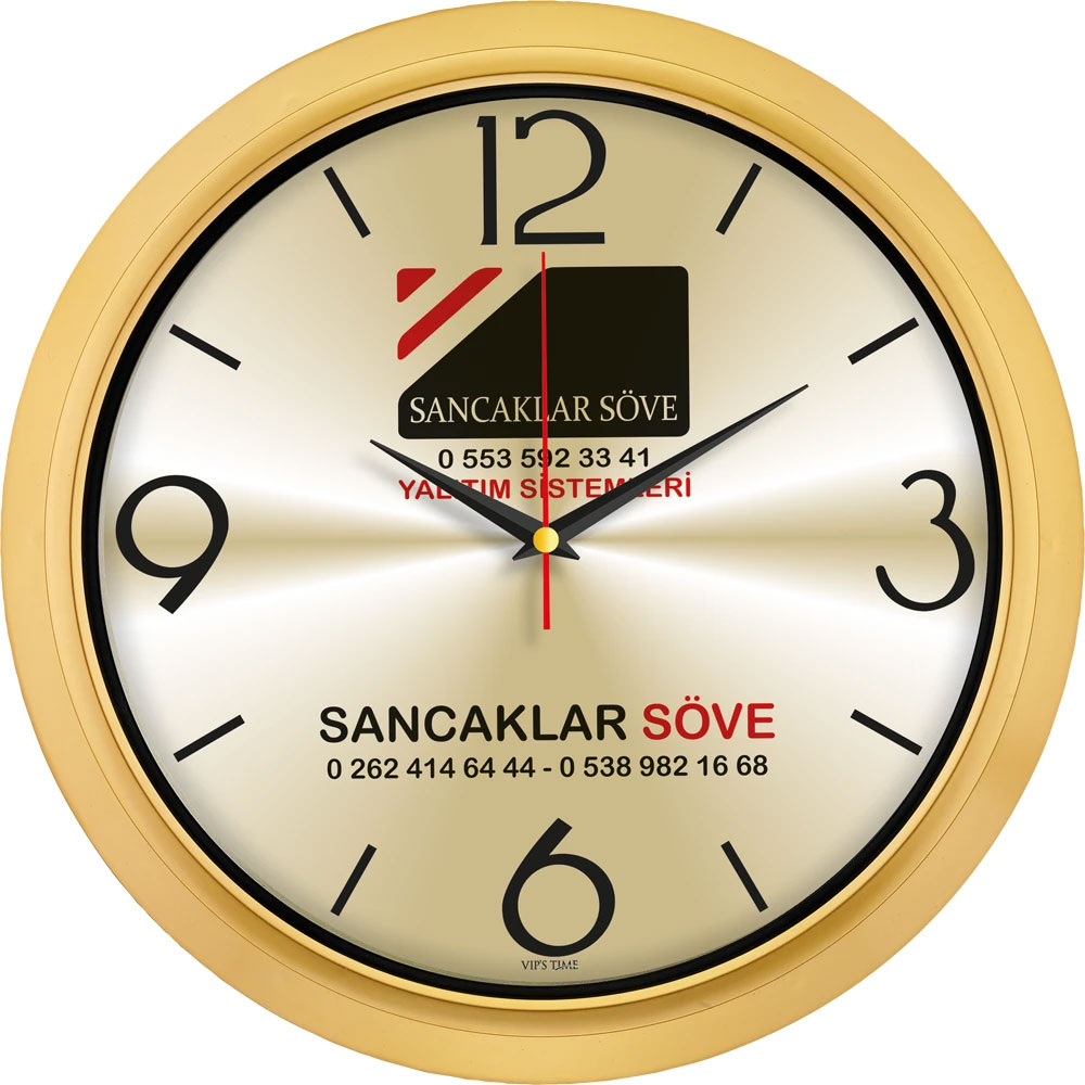 V30-606-A Plastik Duvar Saati