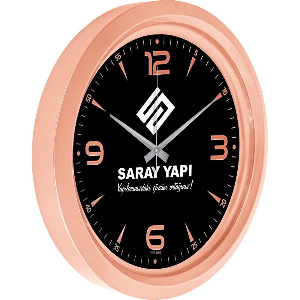 V30-743-B Metalize Duvar Saati